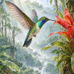 Portrait of Hummingbird