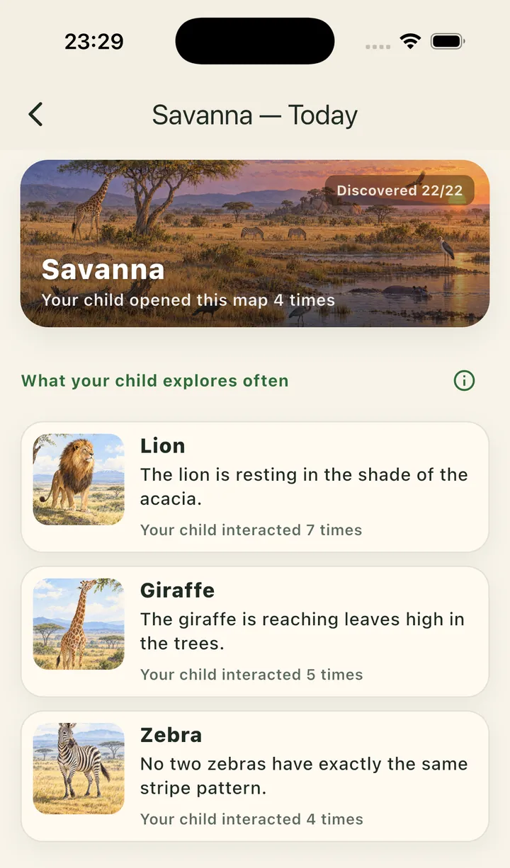 Today’s exploration on the savanna