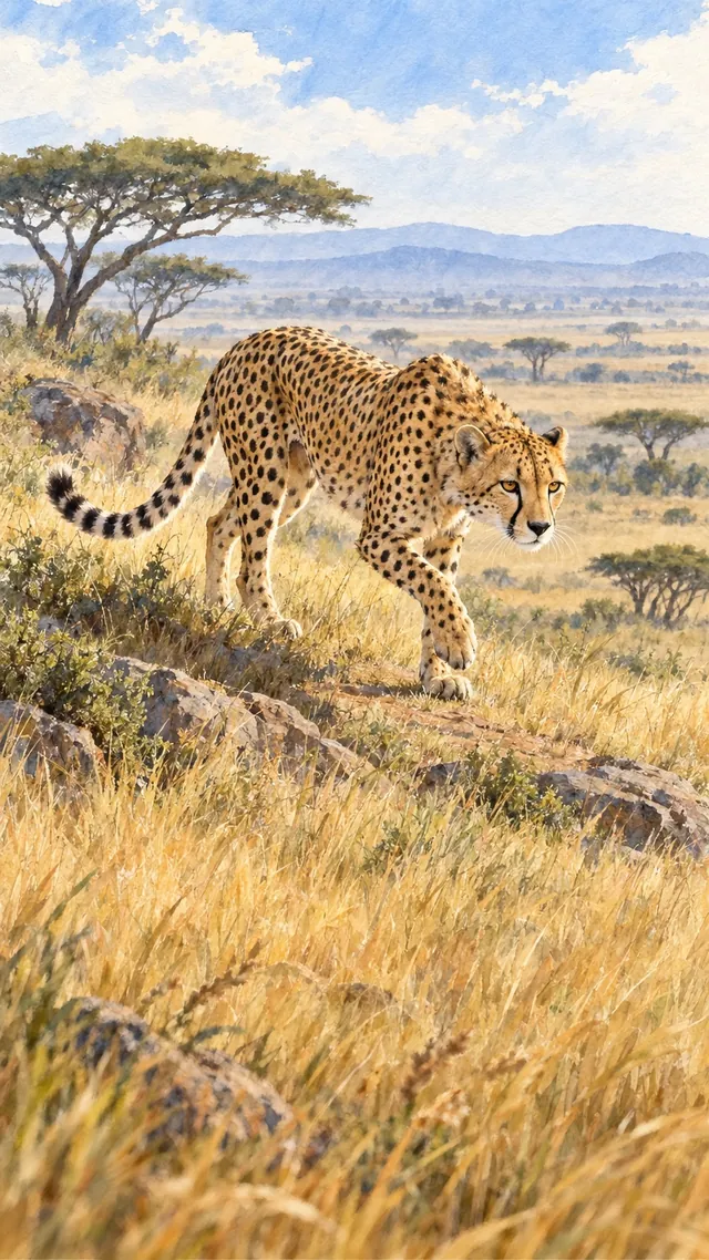 Nature Reach portrait of Cheetah