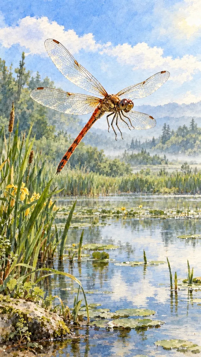 Nature Reach portrait of Dragonfly