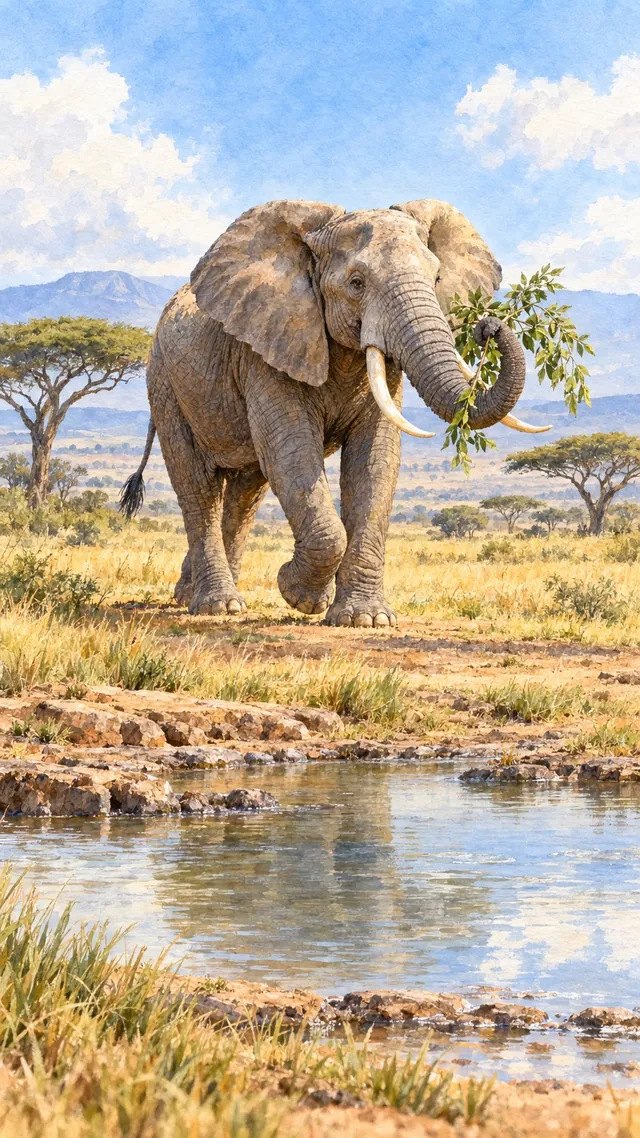 Nature Reach portrait of Elephant